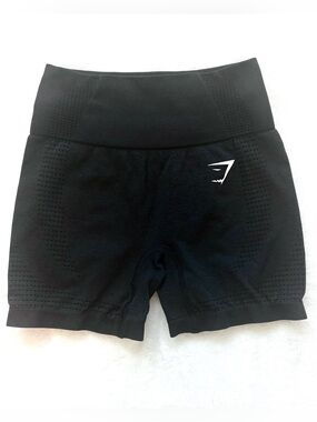Gymshark vital 2.0 bike shorts 3inch black grey marle size small